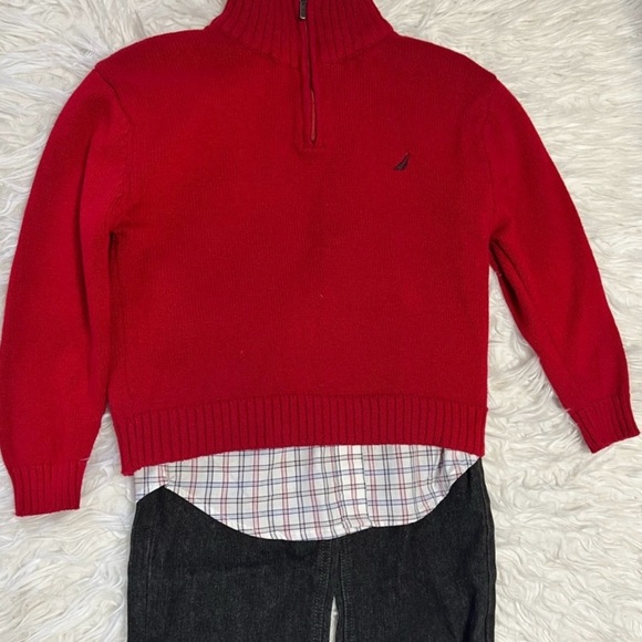 2 Sets Nautica Red and Plaid Set and camouflage wranglers Garanimals® - Picture 2 of 15